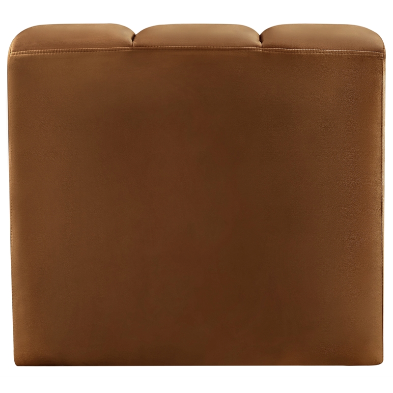 Meridian Furniture Arc Saddle Velvet Curved Corner