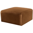 Meridian Furniture Arc Saddle Velvet Ottoman