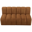 Meridian Furniture Arc Saddle Velvet Modular Sectional