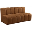 Meridian Furniture Arc Saddle Velvet Modular Sectional