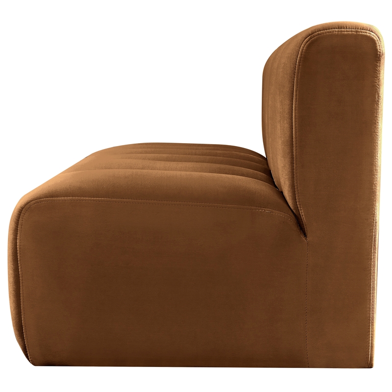 Meridian Furniture Arc Saddle Velvet Modular Sectional