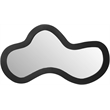 Meridian Furniture Oblique Black Mirror