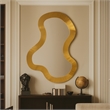 Meridian Furniture Oblique Gold Mirror