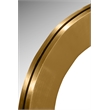 Meridian Furniture Oblique Gold Mirror