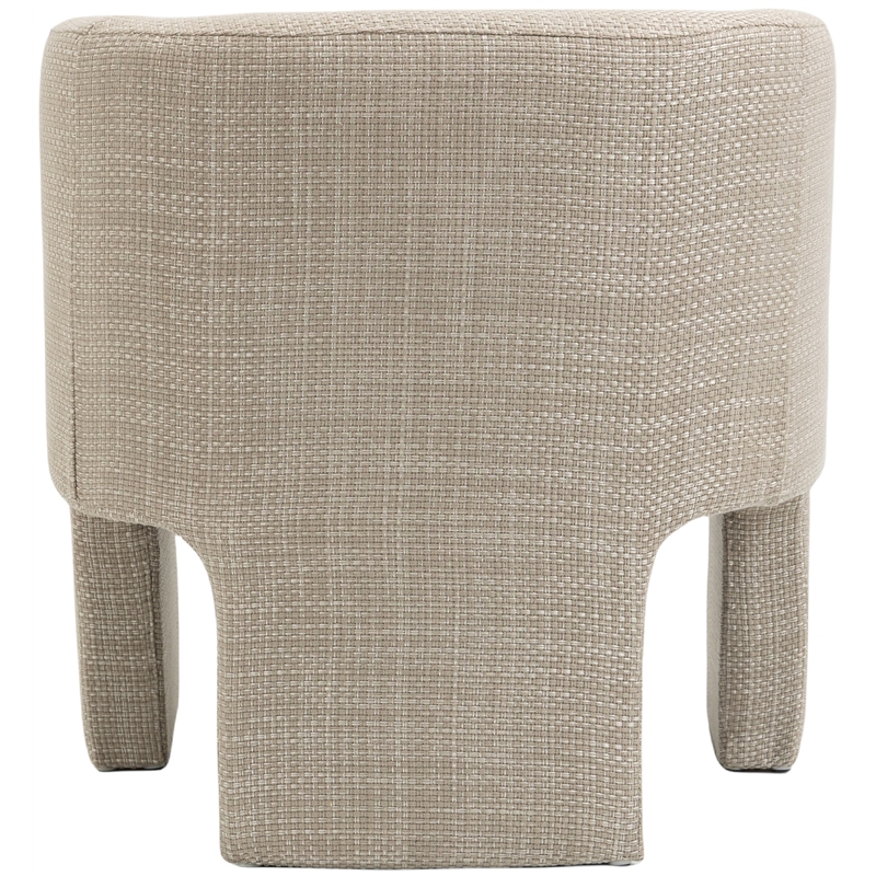 Meridian Furniture Sawyer Beige Weaved Fabric Accent Chair