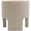 Meridian Furniture Sawyer Beige Weaved Fabric Accent Chair