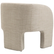 Meridian Furniture Sawyer Beige Weaved Fabric Accent Chair