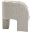 Meridian Furniture Sawyer Cream Weaved Fabric Accent Chair