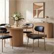 Meridian Furniture Lupita Black Vegan Leather Dining Chair (Set of 2)