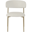 Meridian Furniture Lupita Off White Vegan Leather Dining Chair (Set of 2)