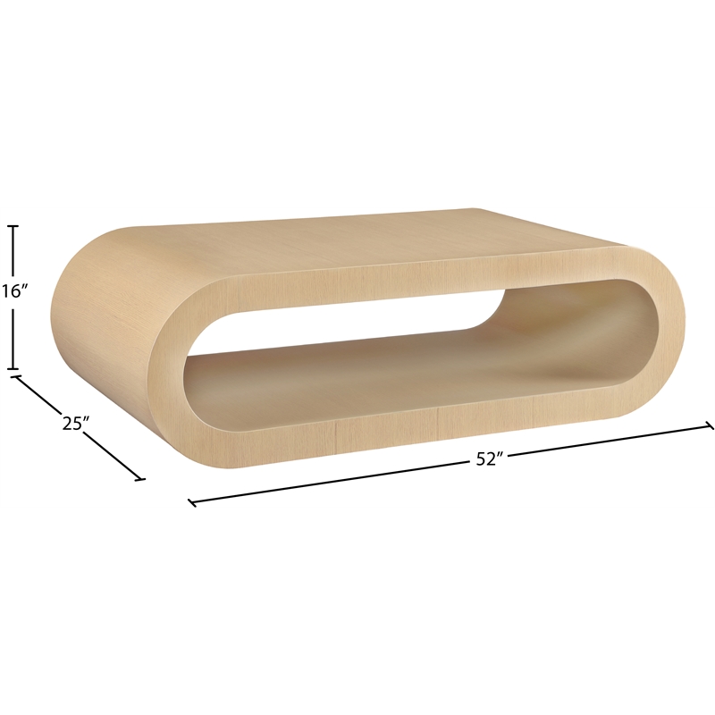 Meridian Furniture Sono Natural Coffee Table
