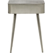 Meridian Furniture Rylan Silver Metal Night Stand
