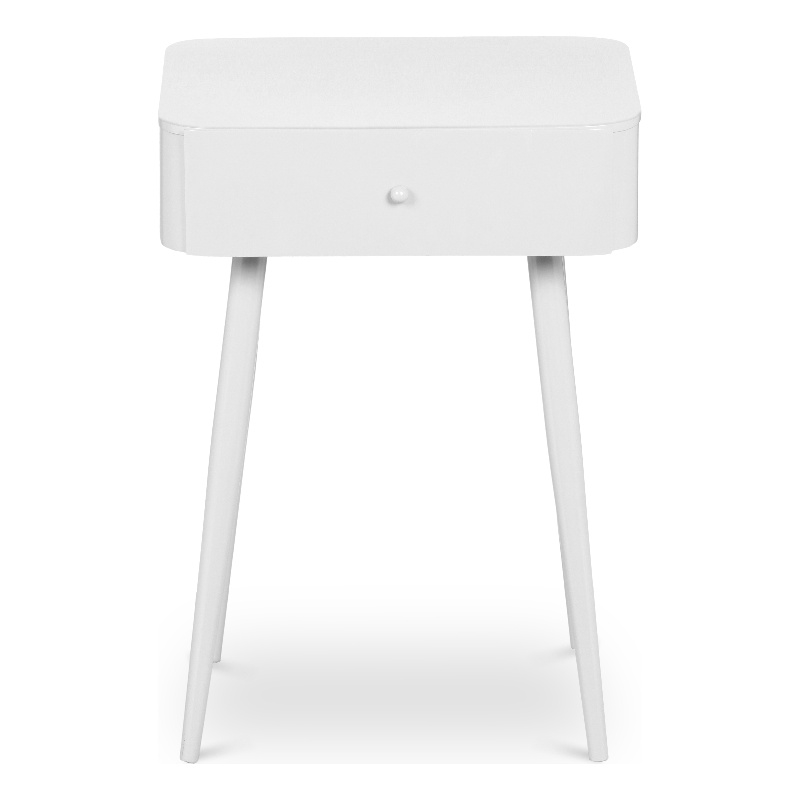 Meridian Furniture Rylan White Metal Night Stand