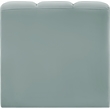 Meridian Furniture Arc Mint Green Vegan Leather Straight Chair