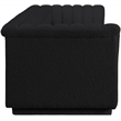 Meridian Furniture Cascade Black Boucle Fabric Modular Sofa