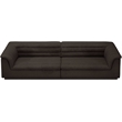 Meridian Furniture Cascade Brown Boucle Fabric Modular Sofa