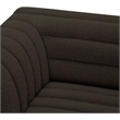 Meridian Furniture Cascade Brown Boucle Fabric Modular Sofa