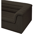 Meridian Furniture Cascade Brown Boucle Fabric Modular Sofa
