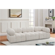 Meridian Furniture Ames Cream Boucle Fabric Modular Sofa