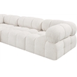 Meridian Furniture Ames Cream Boucle Fabric Modular Sofa