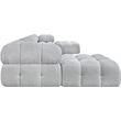 Meridian Furniture Ames Grey Boucle Fabric Modular Sectional