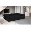 Meridian Furniture Ames Black Boucle Fabric Modular Sectional