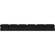 Meridian Furniture Ames Black Boucle Fabric Modular Sectional