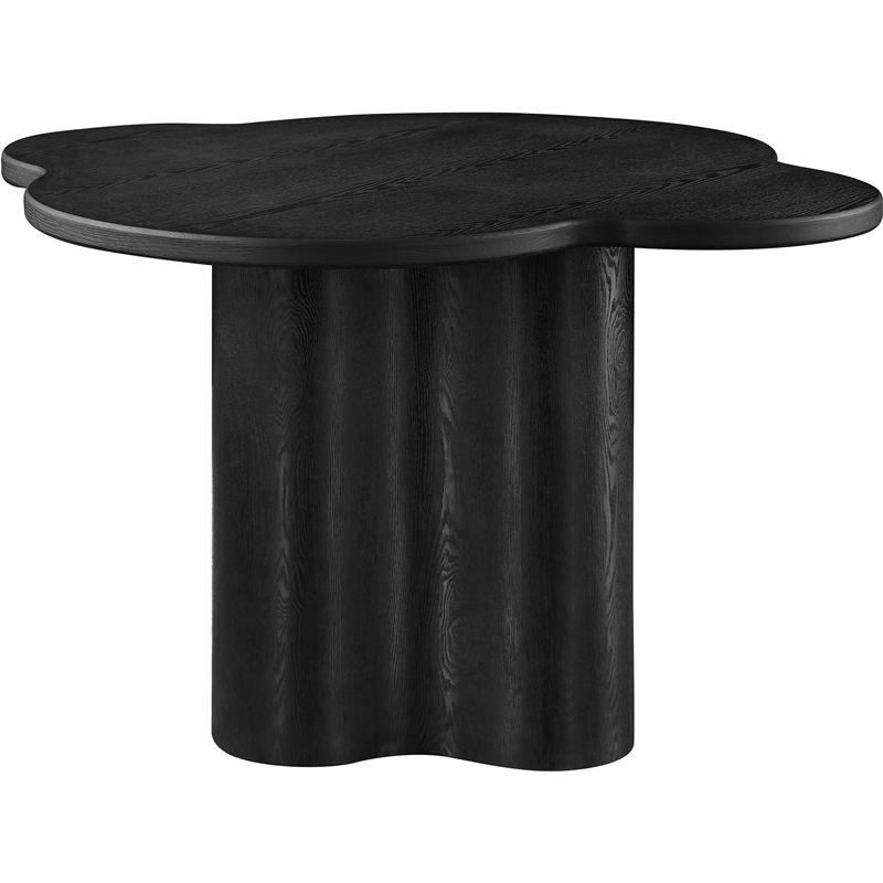 meridian furniture mesa black dining table