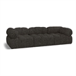 Meridian Furniture Ames Brown Boucle Fabric Modular Sofa