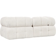 Meridian Furniture Ames Cream Boucle Fabric Modular Sofa