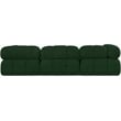 Meridian Furniture Ames Green Boucle Fabric Modular Sofa