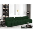 Meridian Furniture Ames Green Boucle Fabric Modular Sofa