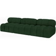 Meridian Furniture Ames Green Boucle Fabric Modular Sofa