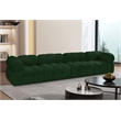 Meridian Furniture Ames Green Boucle Fabric Modular Sofa