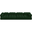 Meridian Furniture Ames Green Boucle Fabric Modular Sofa