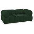 Meridian Furniture Ames Green Boucle Fabric Modular Sofa