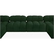Meridian Furniture Ames Green Boucle Fabric Modular Sectional