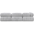 Meridian Furniture Ames Grey Boucle Fabric Modular Sofa