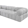 Meridian Furniture Ames Grey Boucle Fabric Modular Sofa