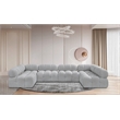 Meridian Furniture Ames Grey Boucle Fabric Modular Sectional