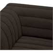 Meridian Furniture Cascade Brown Boucle Fabric Modular Sectional