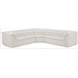 Meridian Furniture Cascade Cream Boucle Fabric Modular Sectional