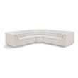 Meridian Furniture Cascade Cream Boucle Fabric Modular Sectional