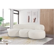 Meridian Furniture Venti Cream Boucle Fabric Sofa