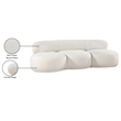 Meridian Furniture Venti Cream Boucle Fabric Sofa