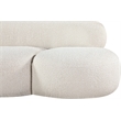 Meridian Furniture Venti Cream Boucle Fabric Sofa