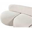 Meridian Furniture Venti Cream Boucle Fabric Sofa