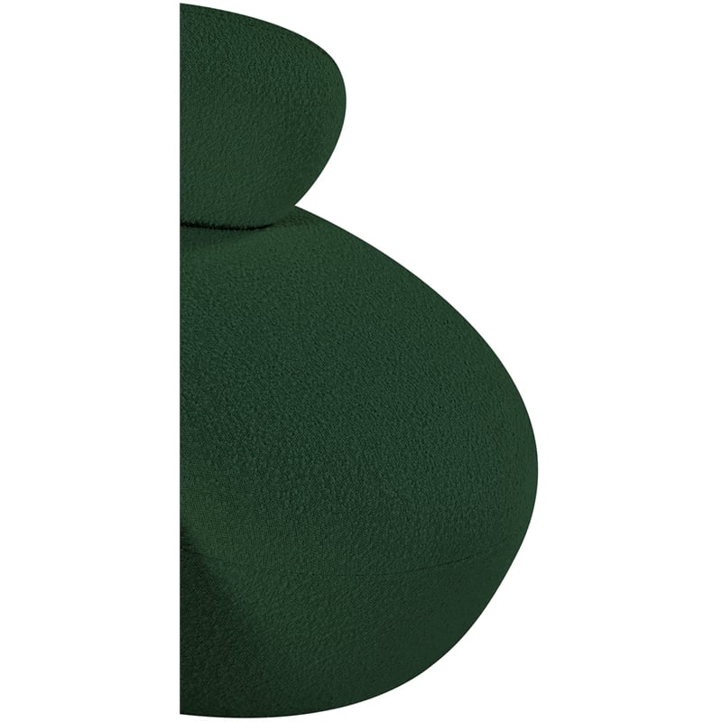 Meridian Furniture Venti Green Boucle Fabric Chair