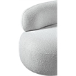Meridian Furniture Venti Grey Boucle Fabric Chair