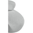 Meridian Furniture Venti Grey Boucle Fabric Chair
